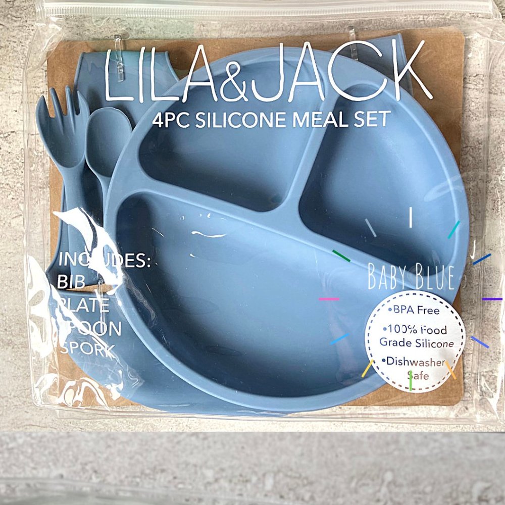 LILA & JACK silicone dinner set